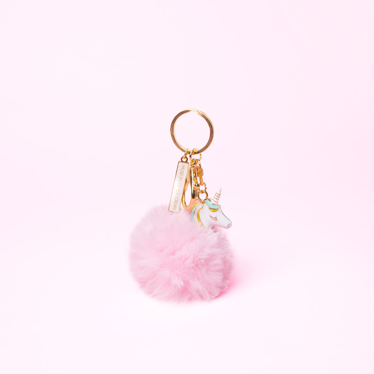 Unicorn Pom Pom Keychain – mBell-ish